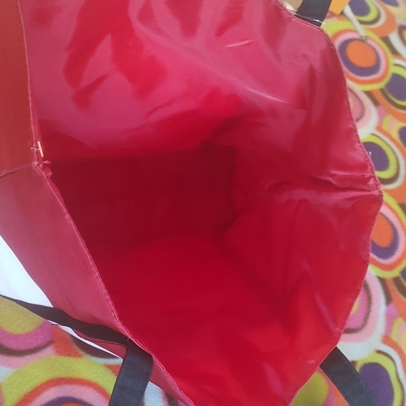 Kate Spade Pink and Red Color-Block Tote - Picture 5 of 7